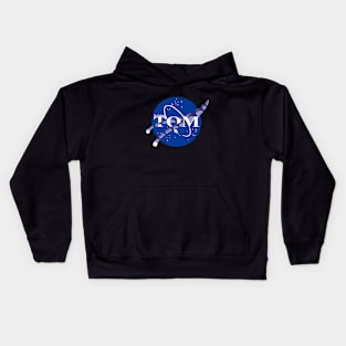 Two Tailed Tom - Space Tomcat - Blue Kids Hoodie